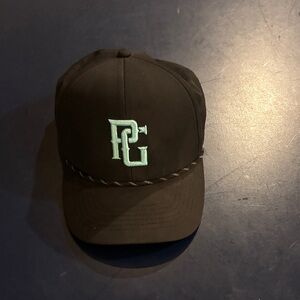 Black Cap with Embroidered Logo